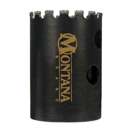 MONTANA BRAND 1-3/8 In. Diamond/Tile Hole Saw Cup MB-65210